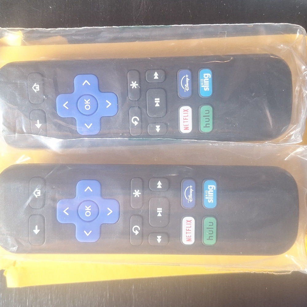 Roku receiver remotes - 2pk - New